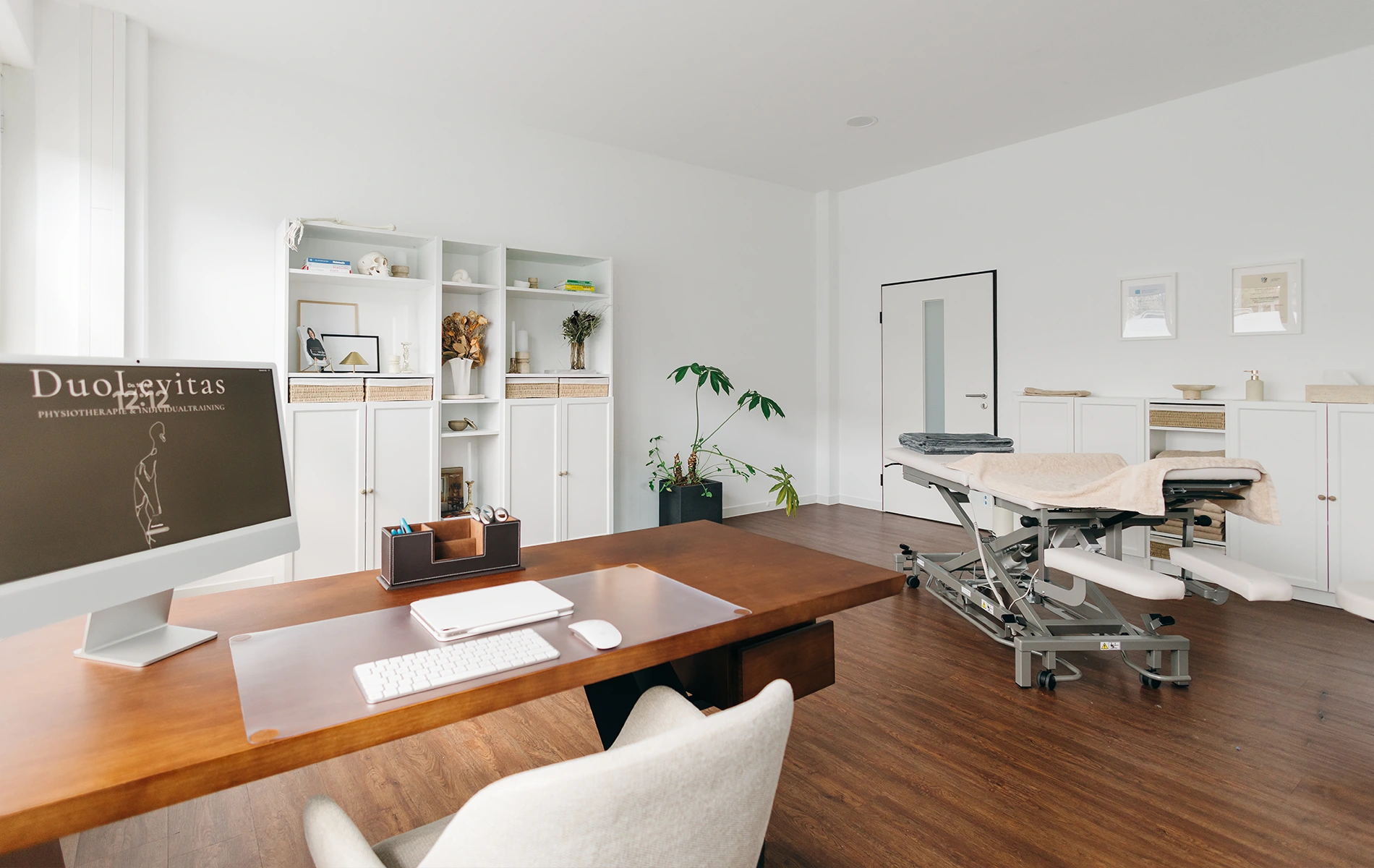 Aufnahme Behandlungszimmer vom Physiotherapeut David Lucksch in Oberhaching